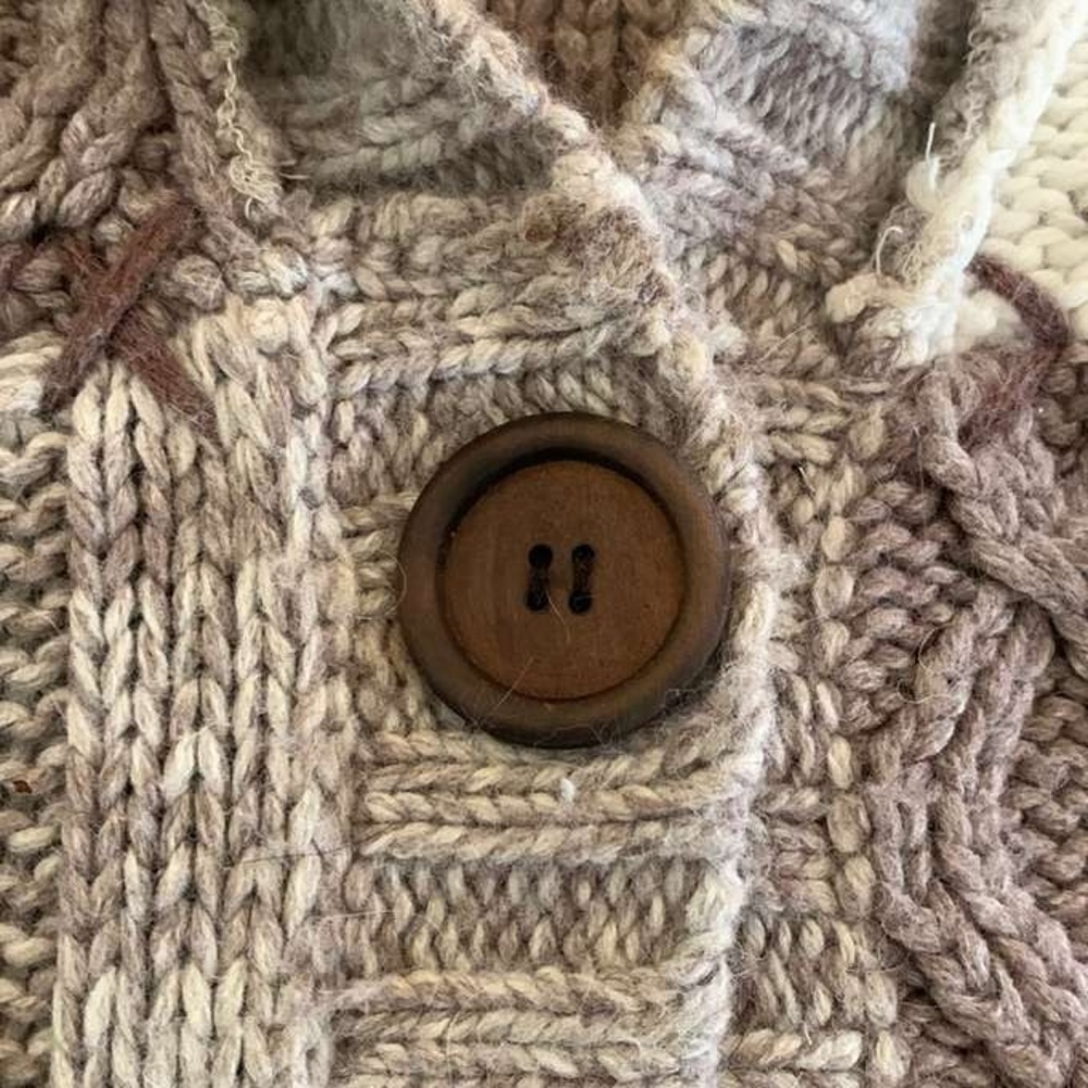 Chico's Patchwork Chunky Long Sweater With Belt - image 5